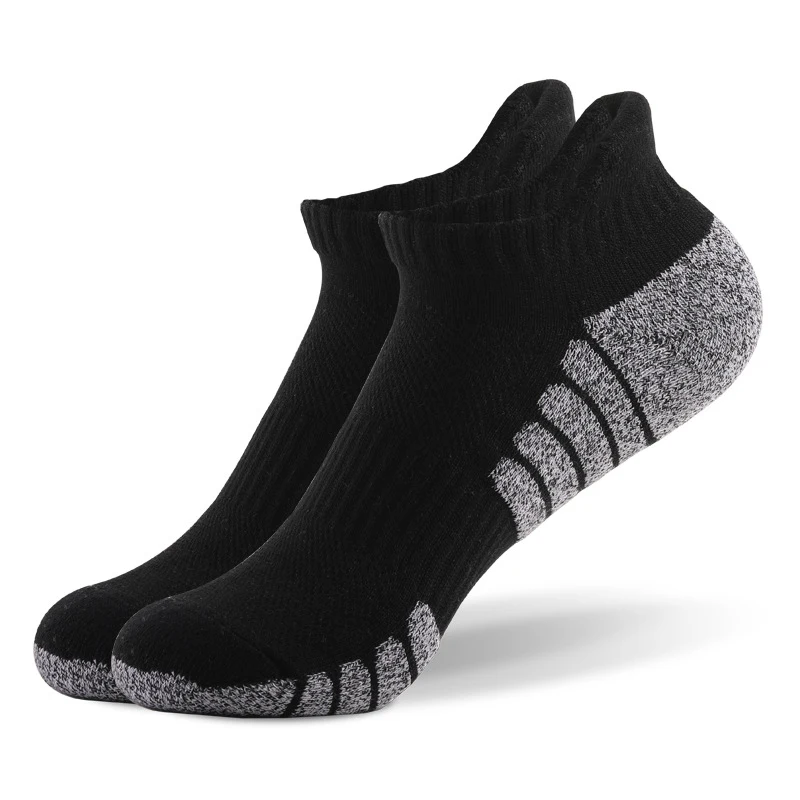 6Pairs Athletic Ankle Socks Sports Low Cut Socks Performance Thick Cushion Knit Quick Dry Sock Outdoor Fitness Breathable