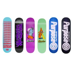 Maple Wood Professional Skateboard Deck Double Rocker Street Action Skateboard Fashion Roda Skate Fitness Equipment BS50BM