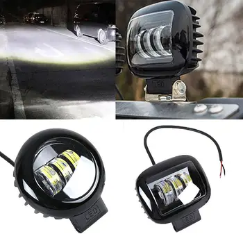 

Square/Round 30W 6000K LED Work Light for Car SUV UTV Truck Offroad Motorcycle Waterproof Universal Car Lights Accessories