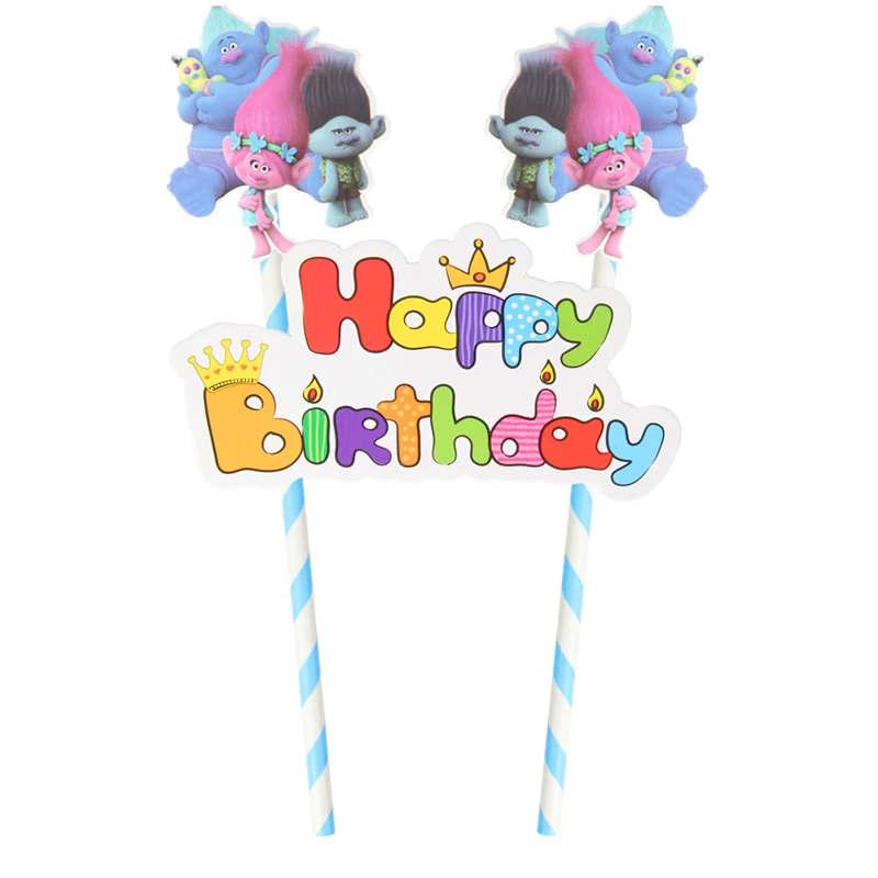 1 комплект Минни Маус кекс Toppers мультфильм флажки для торта с бумажной соломинкой для свадьбы День рождения приборы для декорации выпечки