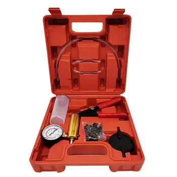 

Hot Selling Handheld Vacuum Pump Tester Set Brake Bleeder Bleeding Test Sets With Gauge 0-760mmHg Adaptor