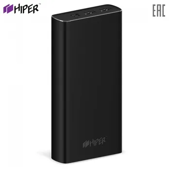 

Power Bank HIPER MPX20000 fast charge PD QC type-c macbook connector charger compact power banks external battery Powerbank Li-Pol 20000mAh 20000 mAh