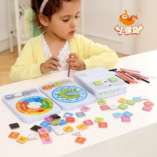Четырехцветный чехол в форме макаруна Xb04, деревянный чехол в форме четырех колонок, строительные блоки, обучающая игрушка для детей