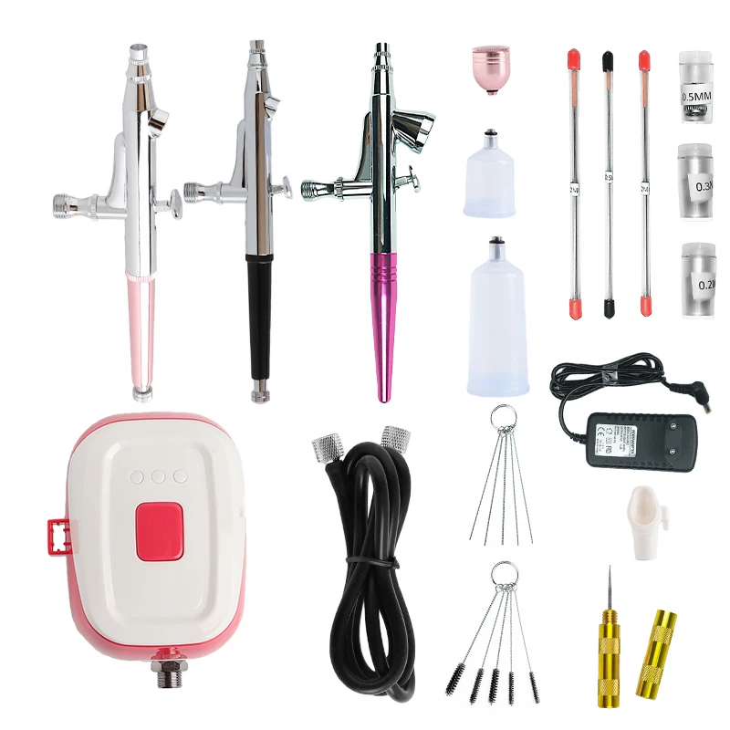 Onnfang-Mini de aerógrafo silencioso para belleza, maquillaje, belleza de uñas, pastel, pintura artística, compresor para el hogar AliExpress Herramientas