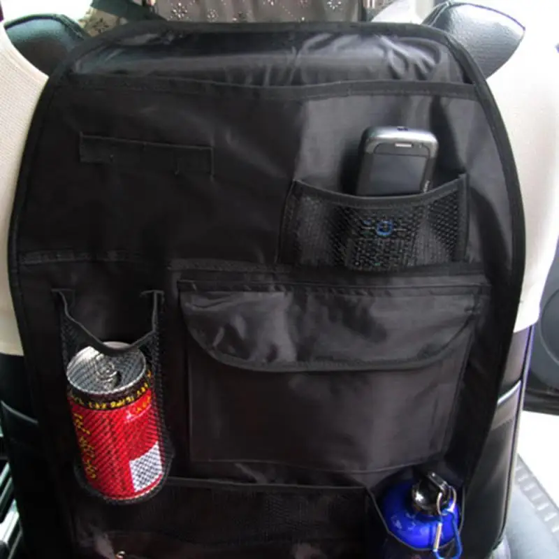 Автомобильная сумка для хранения на заднее сиденье водонепроницаемый авто мульти держатель карманный органайзер Чехлы висячий чехол анти кик коврик аксессуары для интерьера