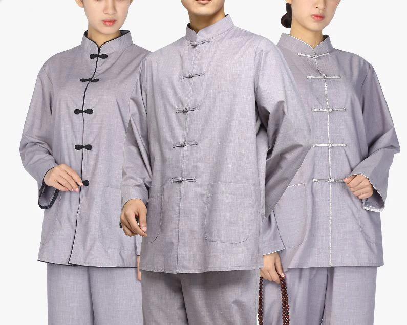 Unisex male&female Summer&spring zen buddha suit Tang suits monks