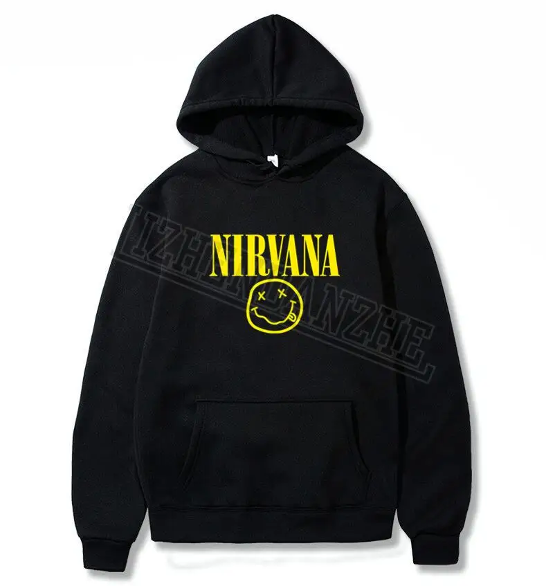 Nirvana модные брендовые мужские толстовки весна осень мужские повседневные толстовки мужские и wo мужские толстовки Топы