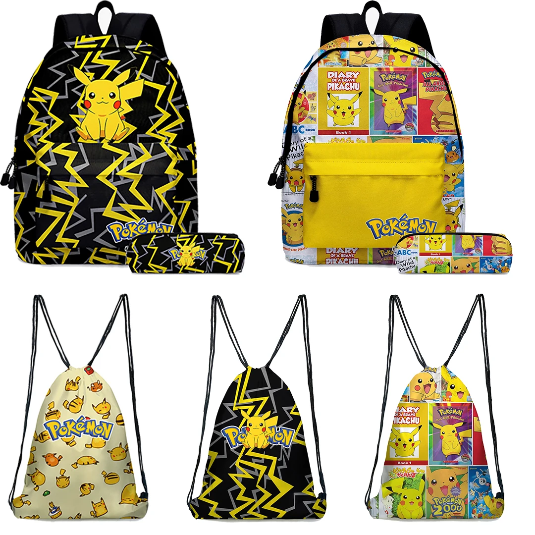 2021NEWPokemonPikachuBackpacksSmallBagsUnisexCandyColors3D