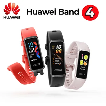 

Original Huawei Band 4 Smart Wristband 0.95'' Color USB-inside AMOLED Screen Heart Rate Health Monitor Watch Faces Blood Oxygen