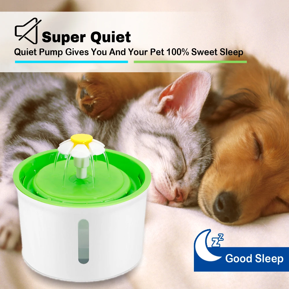 Title 10, 1.6L Automatic Cat Dog Water Fountain Electric ...