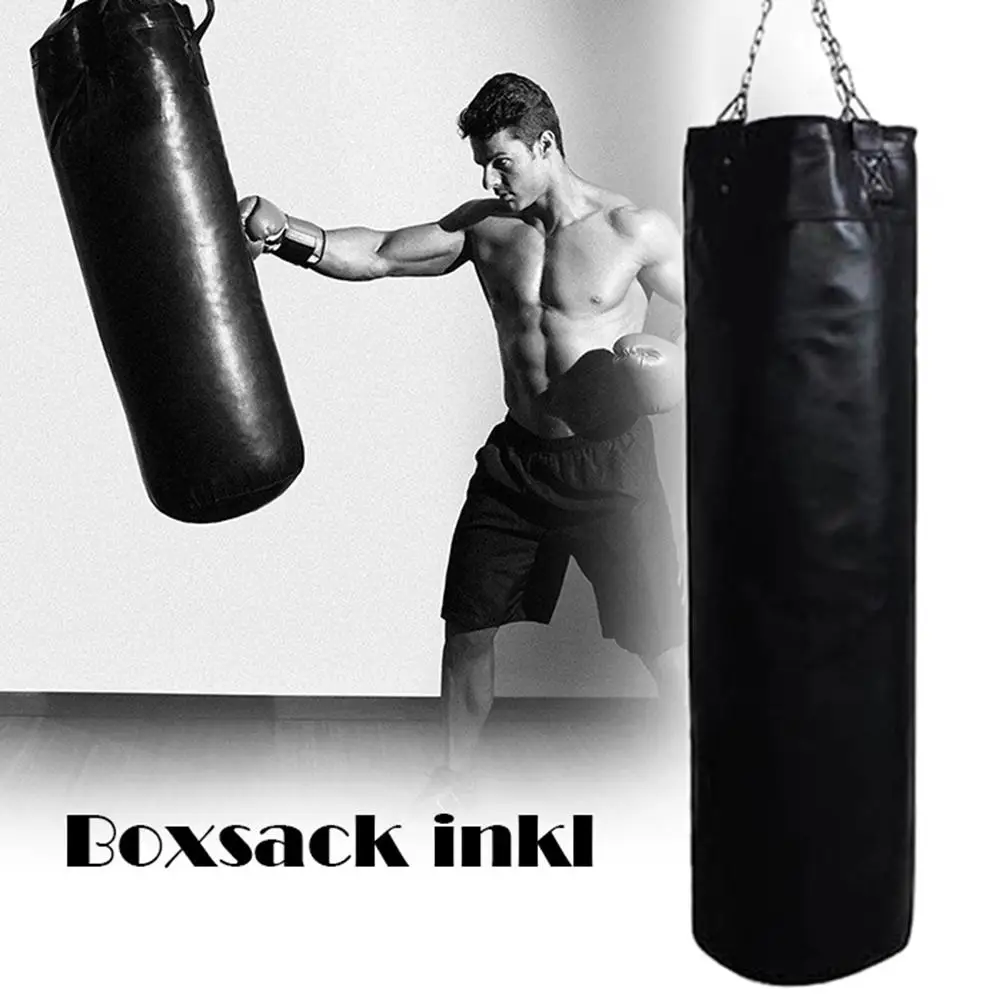 

Boxing Sandbags Punch Bag with Heavy Duty Steel Chain for Home Outdoors Gym Training Pressure Relief