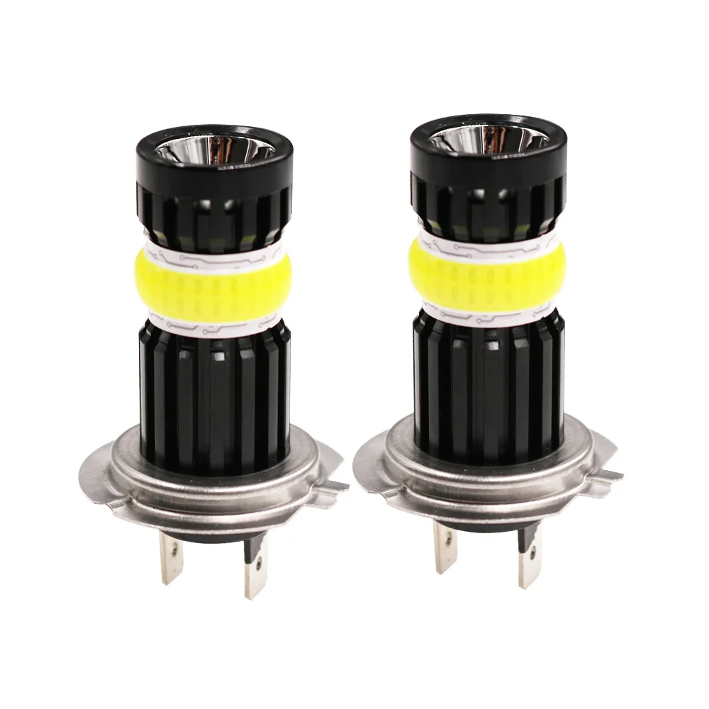 

h7 fog lamp bulb led car 360 light foglight auto light car led fog light for toyota
