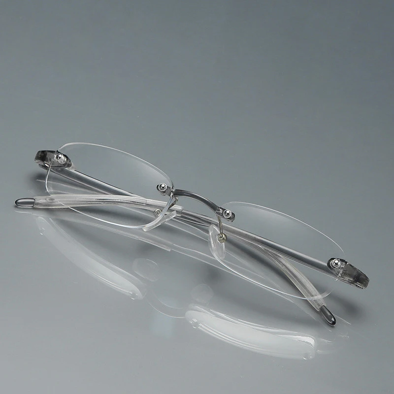 Ultralight Rimless Myopia Glasses Men Women Unisex Diopter -1.0 -1.5 -2.0 -2.5 -3.0 -3.5 -4.0 Finished Nearsighted Eyeglasses