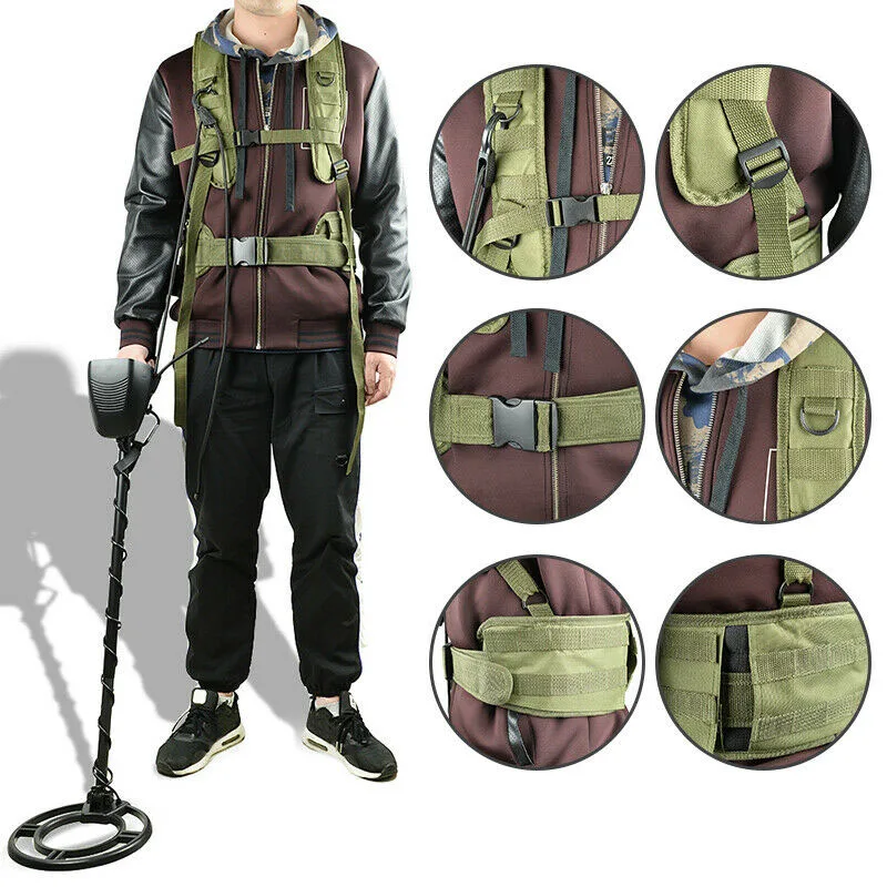 

Universal Metal Detector Generic Detecting Harness Sling for Detector Pro Swing with Girdle ING-SHIPPING