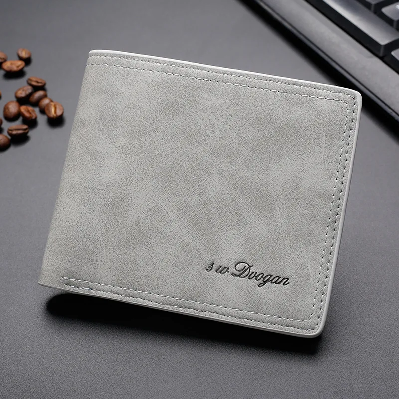

2017 New Style MEN'S Wallet Trend of Fashion Card Bit More Cross Wallet Ultra-Thin Retro Soft Leather Wallet Wholesale