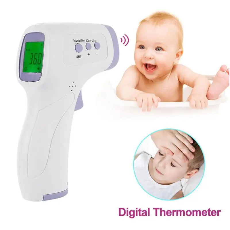 

Baby/Adult Digital Infrared Thermometer Non-contact Forehead Ear Body Thermometer Gun Adult Body Fever IR Measurement Device
