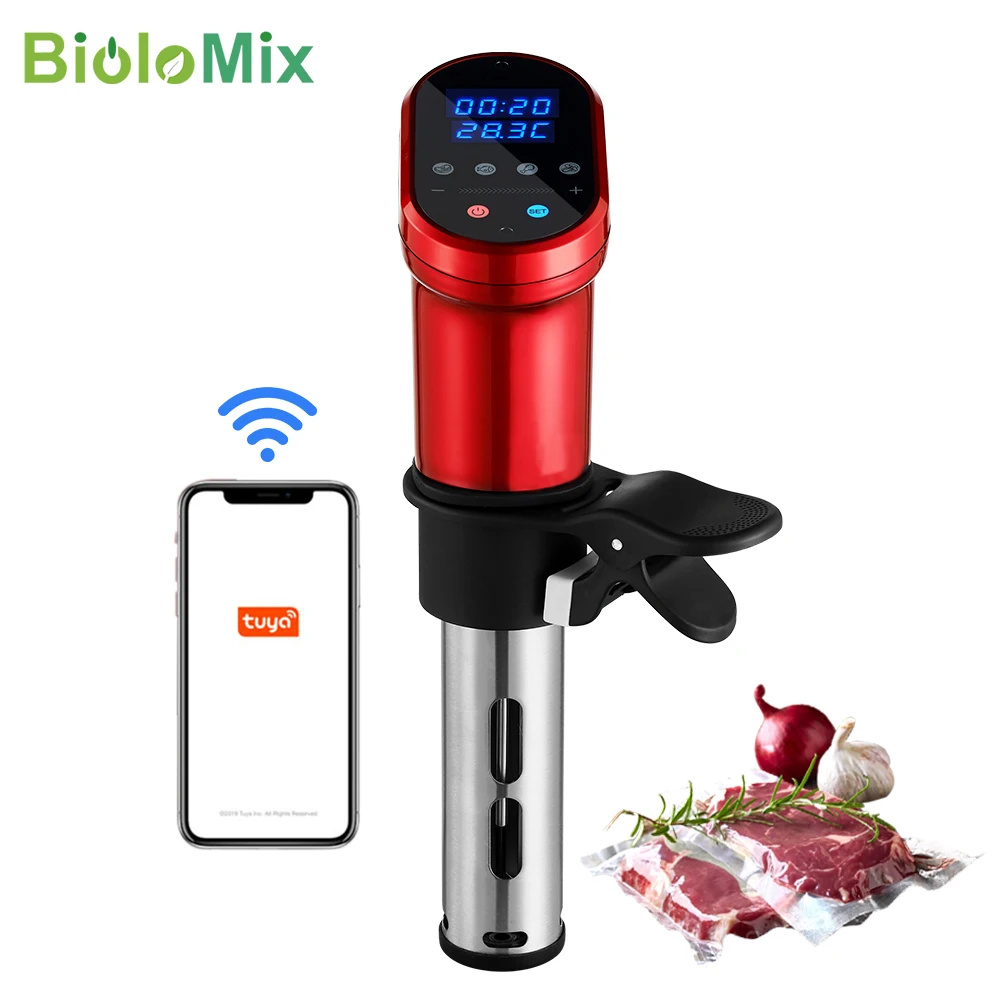 BioloMix 3rd Generation Smart Wifi Control Sous Vide Cooker 1200W Immersion Circulator Vacuum Heater Accurate Temperature