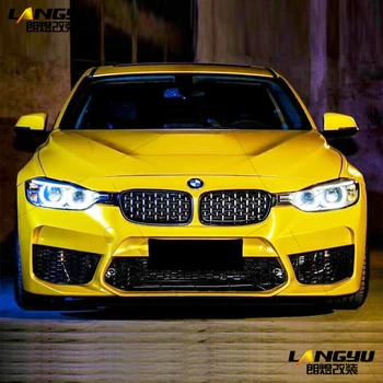 

For BMW 3 Series F30 F35 2014 2015 2016 2017 2018 2019 2020 F90 M5 Style Polypropylene PP Front Body Kit Bumper Mesh Grill Vent