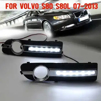 

2pcs White LED DRL Daytime Running Lights Running Lamp For Volvo S80 S80L 2007-2013