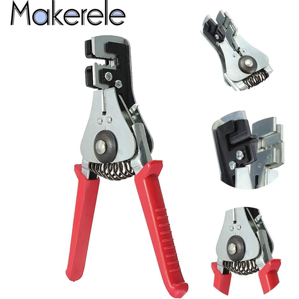 

Automatic Crimper Cable Cutter Automatic Wire Stripper Multifunctional Stripping Tools Crimping Pliers Terminal Tool