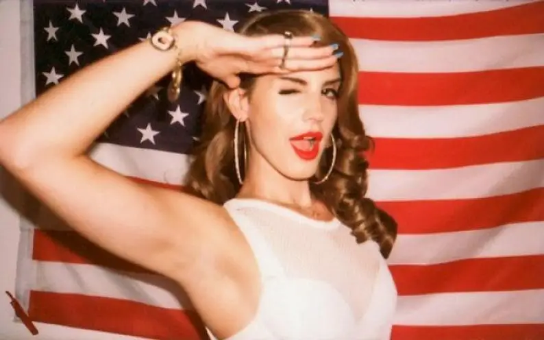 Lana del Rey YOU национальный гимн эмаль значок брошь