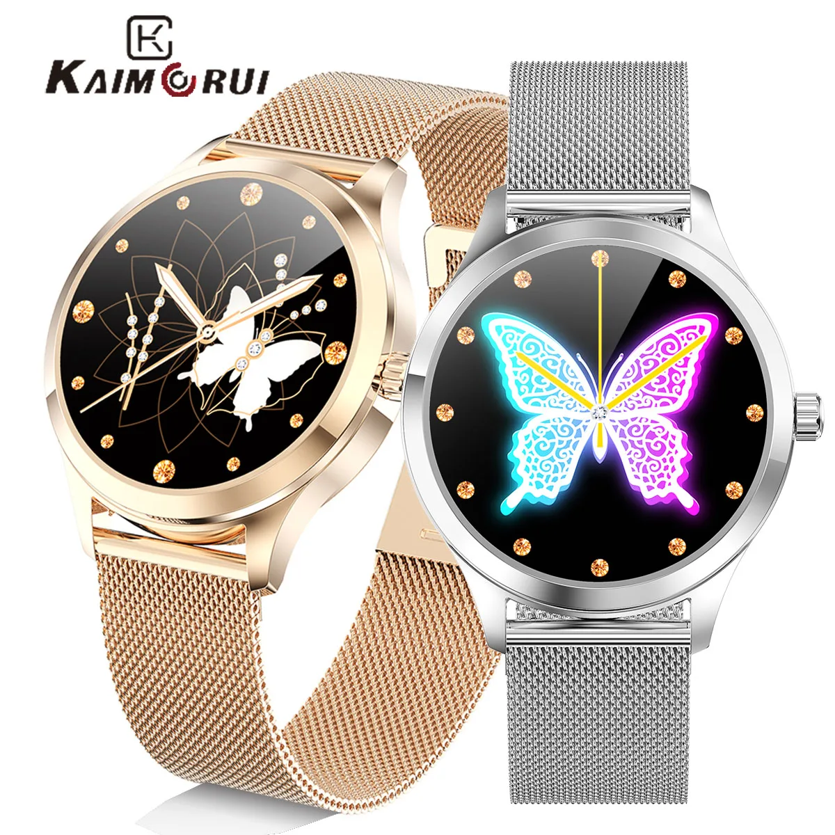 2020 NEW Smart Watch Women Custom Dials Heart Rate Blood Pressure/Blood Oxygen Monitor(SPO2) Smartwatch For Xiaomi Android iOS |