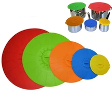 5 шт./компл. Многофункциональный Многоразовые силиконовые свежие миска для микроволновой печи крышка Пособия по кулинарии кастрюля с крышкой Пособия по кулинарии инструменты Кухня гаджеты