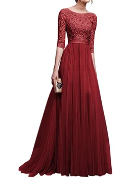 

Performance Clothing Women Autumn And Winter New Evening Performance Clothing Explosion Models Chiffon Evening Dress Dress Women