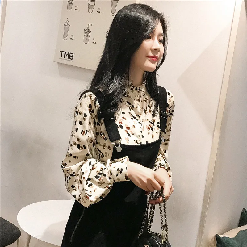 Blusas mujer de moda2019, женская рубашка на пуговицах с цветочным принтом, женские блузки и топы, chemisier femme nouvelle, коллекция 7292 50