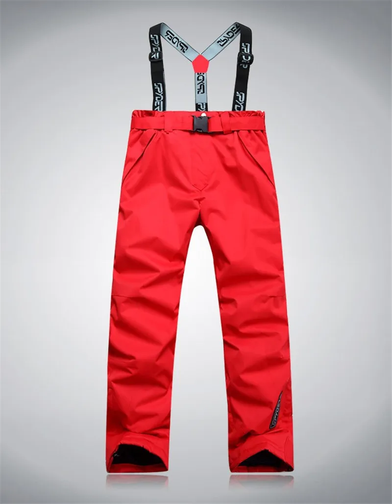 Pant-Red Новинка, уплотненный теплый ветрозащитный зимний женский комплект для сноуборда, лыжная куртка и штаны, костюмы для женщин, лыжная одежда, водонепроницаемый лыжный костюм - Цвет: Pant-Red