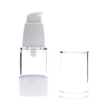 

15ml 30ml 50ml Vacuum Pump Shampoo Liquid Cosmetic Emulsion Empty Travel Bottle Container Clear Hotel Salon Body Wash