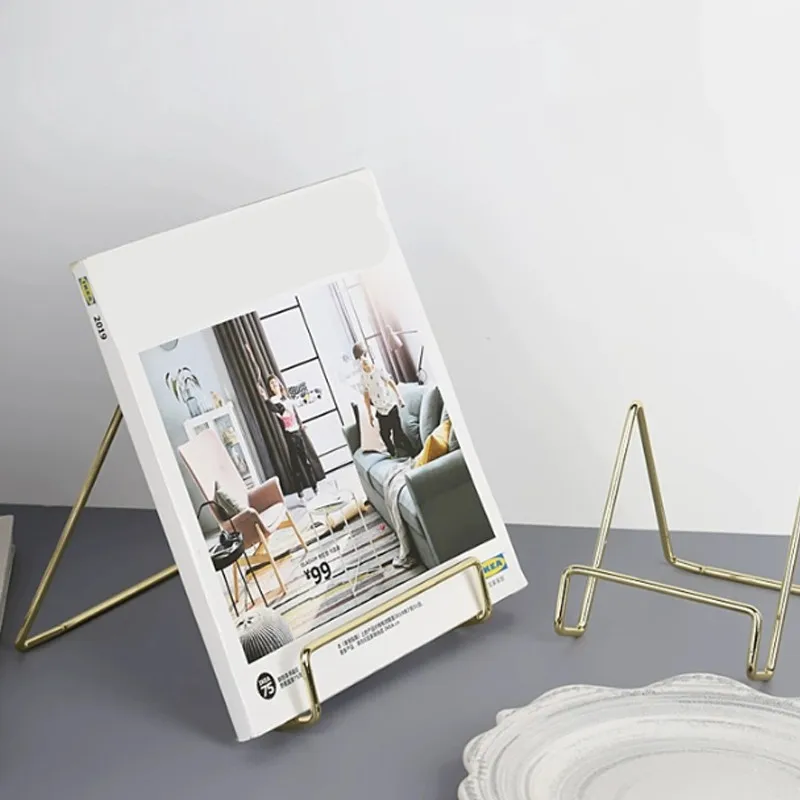 

1 pcs Bookends Portable book Metal Rest Tablet Room Book holder Creative Reading Multifunction Stand Pages Fixed Stationery