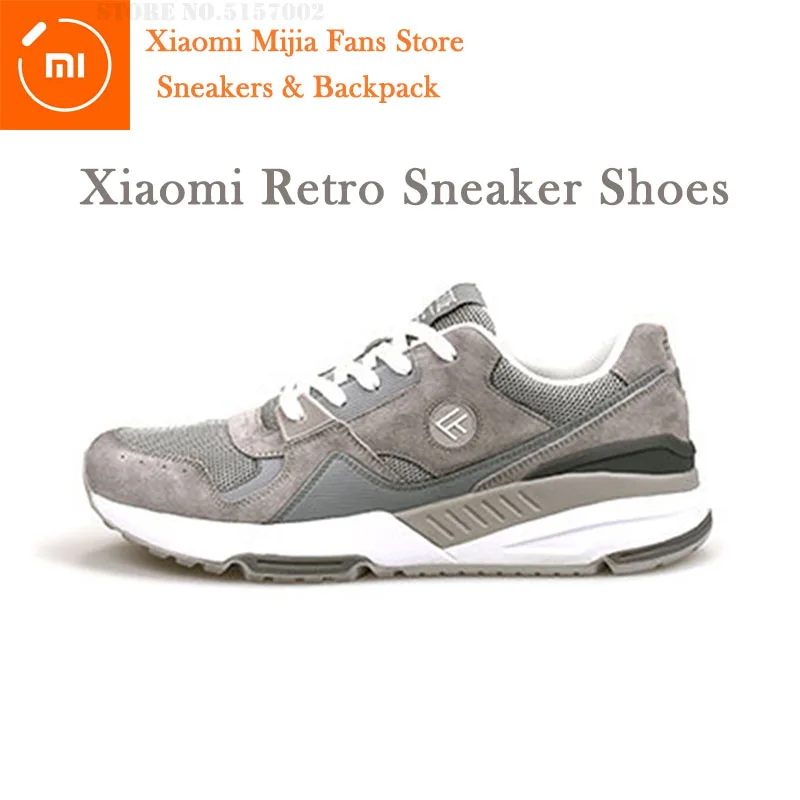 Xiaomi Mijia FREETIE/спортивная обувь в стиле ретро; Повседневная обувь; удобная износостойкая дышащая мужская обувь для бега
