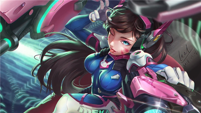 Печать Искусство FPS игра Overwatch печать плаката D. Va Widowmaker Tracer печать плаката на холсте Печать Overwatch сексуальная девушка печать живопись - Цвет: As the pic