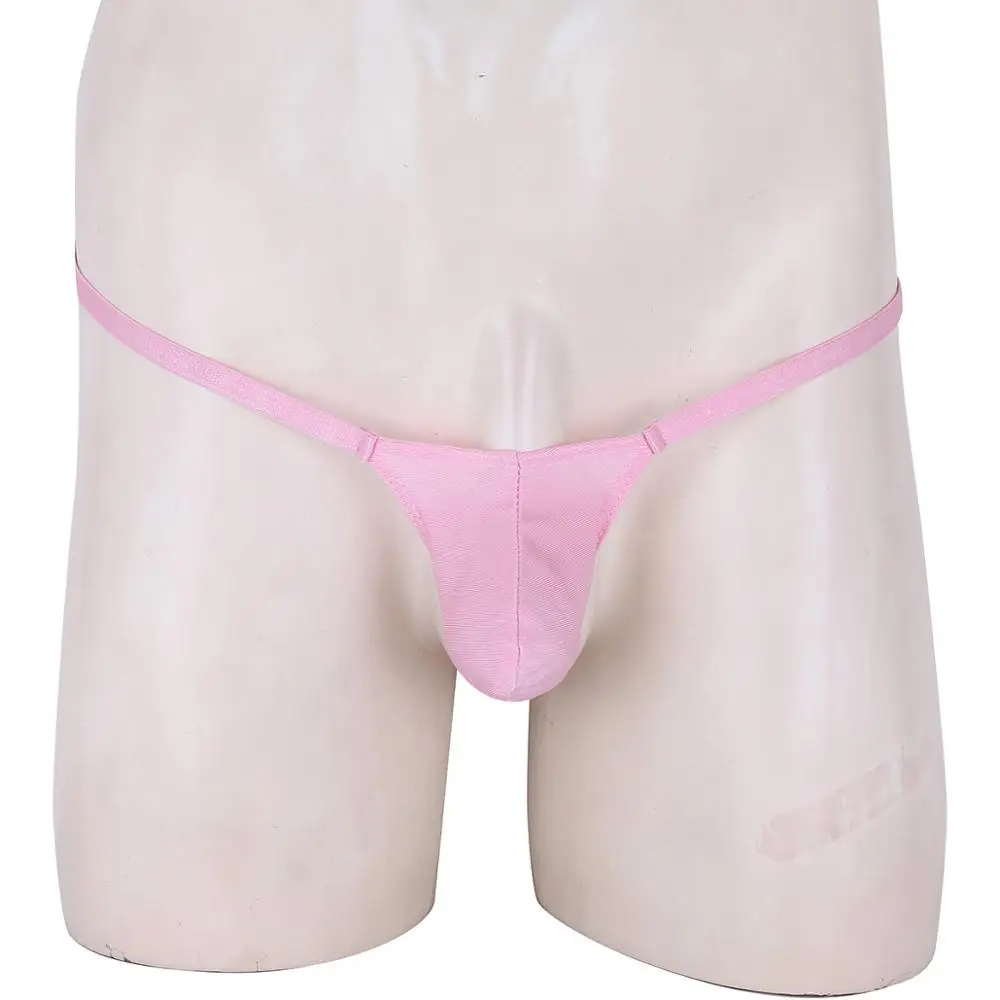 FEESHOW Мужское нижнее белье Homme открытая спина Sissy Bulge Pouch Эластичные Мини бикини