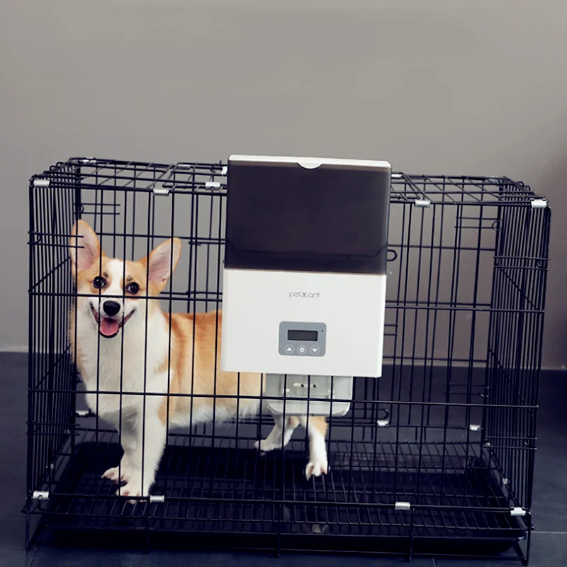 

Cage Automatic Feeder Hanging Dog Timing Cat Food Bowl Automatic Pet Feeding Dog Food Machine Cat Feeder