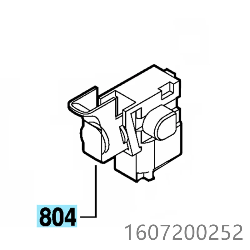 Переключатель для BOSCH GDS18E 1607200252 аксессуары для электроинструмента Запчасти для электроинструментов