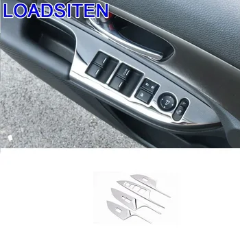 

Automobile Automovil Chromium Window Panel Interior Decoration Car Styling Trim Modification 14 15 16 17 FOR Honda Accord