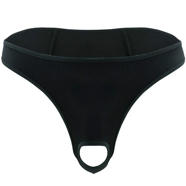 Penis Pouch Hole Open Front Sexy Lingerie Men Mesh Briefs Underwear Panties