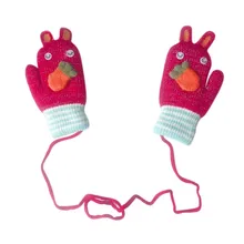 Новые женские модные милые бархатные зимние теплые перчатки для верховой езды ветрозащитные студенческие Висячие утолщенные перчатки варежки