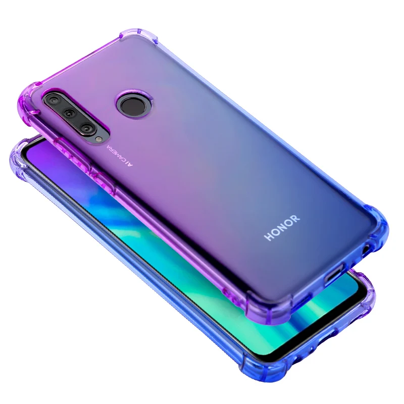 Прозрачный градиентный чехол для Honor 20i 10i 20 Lite Pro View V20 V30 Pro|Чехлы-накладки| |