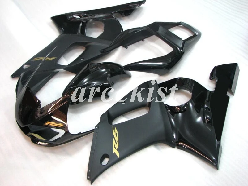 

New ABS Motorcycle Fairings Kit Fit For Yamaha YZF-R6 98 99 00 01 02 R6 1998 1999 2000 2001 2002 Body set black