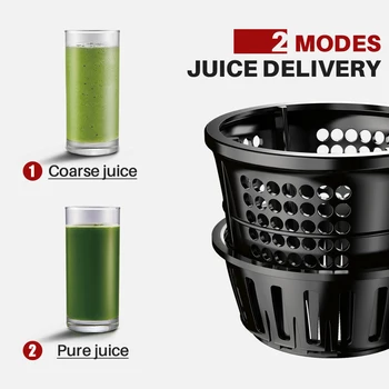 Slow Juicer 7LV Screw Cold Press Extractor FilterFree Easy Wash Electric Fruit Juicer Machine Large Caliber Multi-Color 3