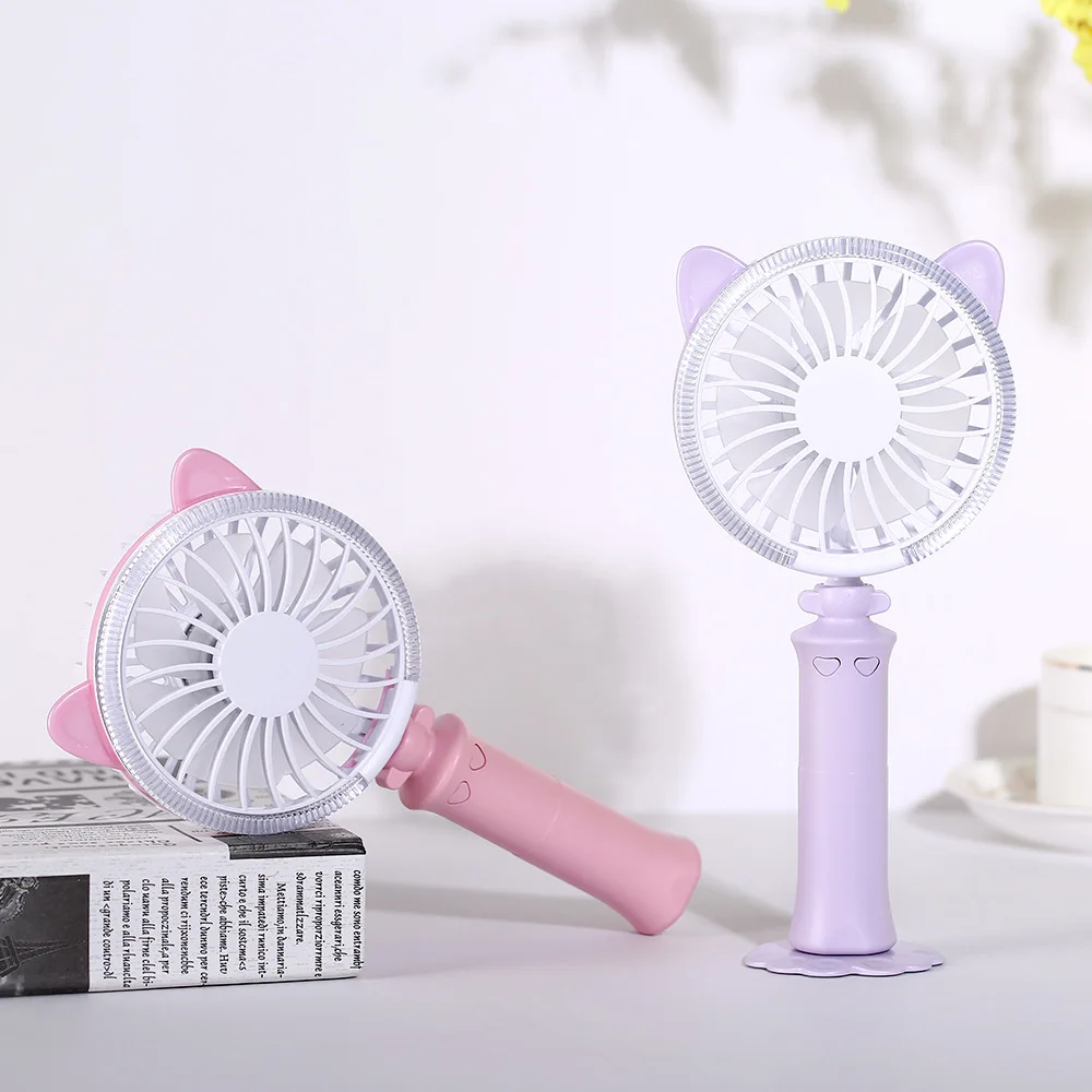 

Gift Fan Customizable USB Fan Shilly Cat Small Handheld Fan Electric Fan Turn Pages Outdoor Mini Fan
