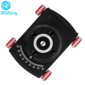 

BGNing Table Top Dolly Car Roller Desktop Video Rail Track Slide DSLR Rig Film Camera Smartphone Vlog Slider 40degree Adjustable