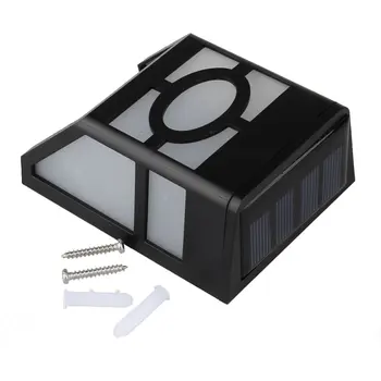 

Outdoor Solar Powered 2 LED Wall Garden Fence Pathway Spot Light Lamp Landscape