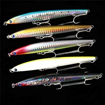 

Tsurinoya 5pcs DW23 12.5cm/29g Sinking Pencil Fishing Lure Style Plastic Hard Bait Fishing Lures For Trolling Artificial Bait