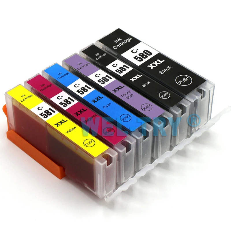Pgi 580 Cli 581 Ink Cartridge For Canon Ts705 Tr7550 Tr8550 Ts6150 Ts6151 Ts6250 Ts6251 Ts8150 Ts8151 Ts8152 Ts8250 Ts8251 Ink Cartridges Aliexpress