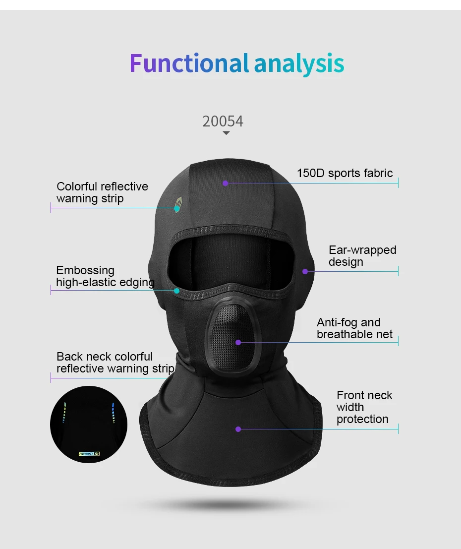 Зимняя велосипедная маска для лица из флиса, тепловая ветрозащитная велосипедная шапка, Балаклава для катания на лыжах, рыбалки, коньках, сноуборде, тренировочная маска