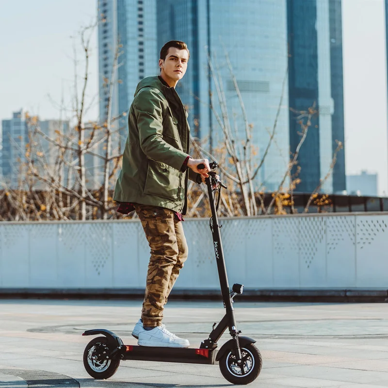 Electric Scooters Adults Two Wheels Electric Scooters With Seat 10 Inch Brushless Motor 500W 48V Folding Electric Skateboard     (31)